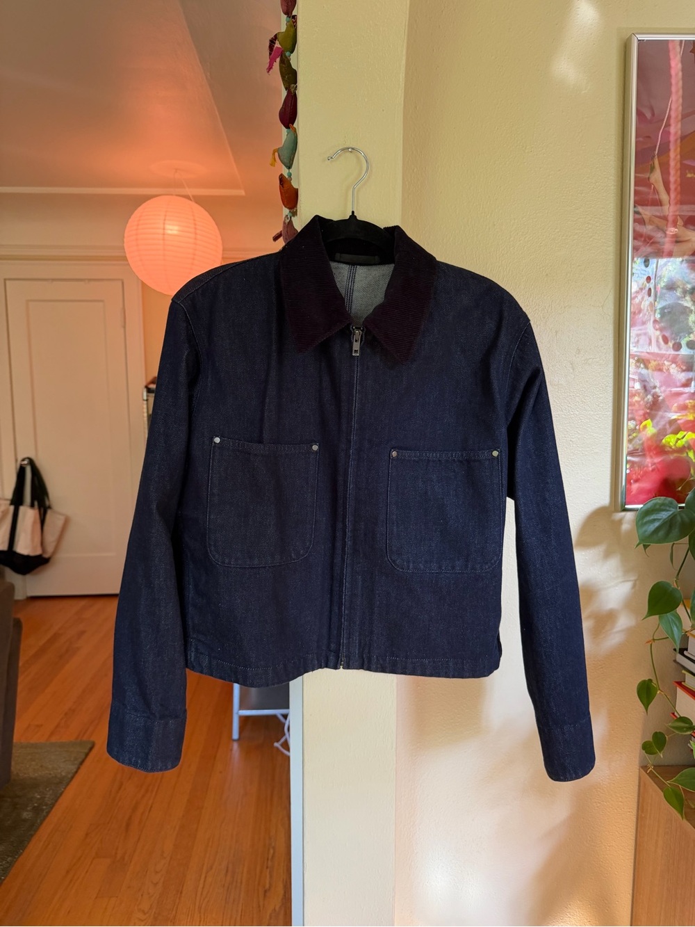 Uniqlo Denim Zip-Up Short Jacket